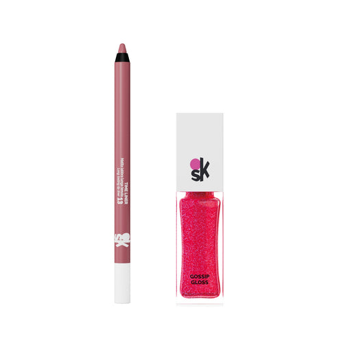 GLAZY LIP COMBO – TIME LINER 13 + GOSSIP GLOSS 04