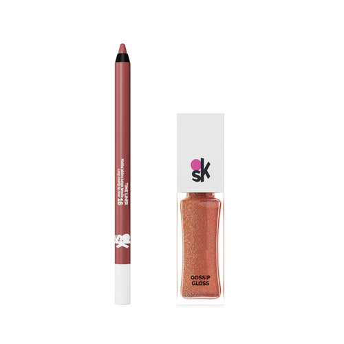 GLAZY LIP COMBO – TIME LINER 16 + GOSSIP GLOSS 06